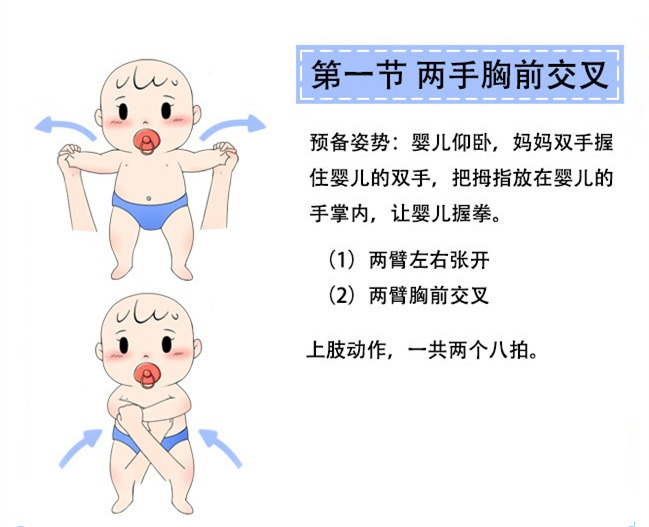 給寶寶做被動(dòng)操好處多，再不做就晚了